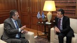 Συνάντηση Αντώνη Σαμαρά - Άντερς Φογκ Ράσμουσεν