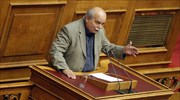 Ν. Βούτσης: Σε άσχετο νομοσχέδιο η τροπολογία για την αναστολή χρηματοδότησης της Χ.Α.