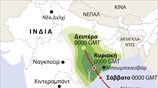 Η πορεία του κυκλώνα Φαϊλίν