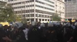Μικροένταση στη συγκέντρωση των εργαζομένων των ναυπηγείων Σκαραμαγκά