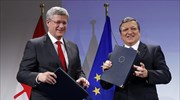 Κατέληξαν σε συμφωνία ελεύθερου εμπορίου Ε.Ε. και Καναδάς