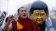 Διαμαρτυρία για παραβιάσεις ανθρωπίνων δικαιωμάτων στο Θιβέτ
