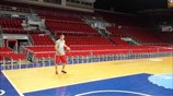 Η προπόνηση του Ολυμπιακού στο Αμπντί Ιπεκτσί