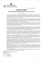 ΕΛΣΤΑΤ: Εμπορευματικές Συναλλαγές της Ελλάδος (Αύγουστος 2013)
