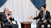 Με τον πρόεδρο της Συρίας συναντήθηκε ο Λαχντάρ Μπραχίμι