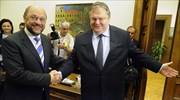 Συνάντηση Βενιζέλου – Σουλτς τη Δευτέρα