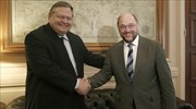 Η λογοδοσία της τρόικας στην Ευρωβουλή στη συνάντηση Σουλτς - Βενιζέλου