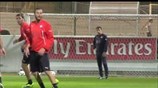 Champions League: Η προπόνηση του Ολυμπιακού πριν την Μπενφίκα