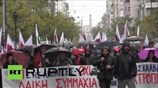 Πορεία κατά της λιτότητας στην Αθήνα