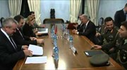 Συνάντηση ΥΕΘΑ Δημήτρη Αβραμοπούλου με ΥΠΑΜ Αλβανίας Mimi Kodheli