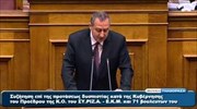 Ομιλία Γ. Μιχελάκη στη συζήτηση για την πρόταση δυσπιστίας