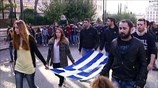 Χιλιάδες κόσμου στην πορεία για τα 40 χρόνια από την εξέγερση του Πολυτεχνείου