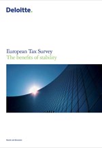 Deloitte: European Tax Survey