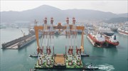 Ανεβαίνουν οι τόνοι Κορέας - Κίνας για τις ναυπηγήσεις