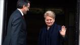Συνάντηση Αντώνη Σαμαρά με την πρόεδρο της Λιθουανίας