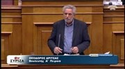 O Θ. Δρίτσας στη Βουλή για την υπόθεση των υποβρυχίων