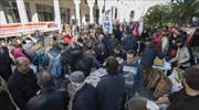 Θεσσαλονίκη: Διαμαρτυρία ανέργων και απλήρωτων εργαζομένων