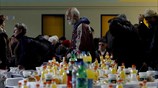 Χριστουγεννιάτικο γεύμα απο το Κέντρο Υποδοχής Αστέγων του Δήμου Αθηναίων