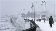 Σφοδρή χιονοθύελλα πλήττει τις βορειοανατολικές ΗΠΑ