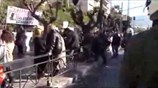Συγκέντρωση σχολικών φυλάκων έξω από το Υπ.Διοικητικής Μεταρρύθμισης