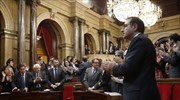 Ισπανία: Δυνατότητα διεξαγωγής δημοψηφίσματος ανεξαρτησίας ζητεί η Καταλονία