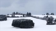 Ασπρόμαυρο τοπίο στη Γερμανία
