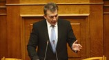 Ο Γ. Βρούτσης στην Ολομέλεια της Βουλής