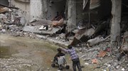 Συρία: Παιχνίδια ανάμεσα στα συντρίμια της Χομς