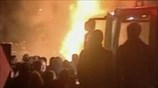 Φωτιά σε κουβούκλιο των διοδίων στη Μαλακάσα