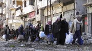Αποχώρηση αμάχων από τη Χομς