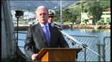 Χαιρετισμός ΥΕΘΑ Δ. Αβραμόπουλου στο πλήρωμα της Φρεγάτας ΨΑΡΑ