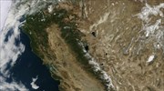 Το «πριν και μετά» της ξηρασίας στην Καλιφόρνια από το διάστημα