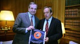 Με τον Μισέλ Πλατινί συναντήθηκε ο Αντ. Σαμαράς