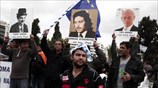 Διαδήλωση Ρομά στο κέντρο της Αθήνας