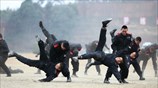 Επίδειξη μαχητικών δεξιοτήτων στην Κίνα