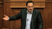 Βουλή: Ομιλία του βουλευτή του ΣΥΡΙΖΑ Π. Λαφαζάνη