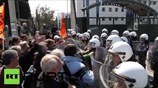 Ένταση έξω από το υπουργείο Παιδείας