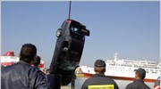«Βουτιά» Ι.Χ. στο λιμάνι Ηρακλείου - σώοι οι δύο επιβάτες
