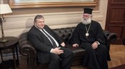 Συνάντηση Ευ. Βενιζέλου με τον πατριάρχη Θεόδωρο Β΄