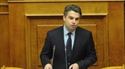 Οδ. Κωνσταντινόπουλος: Έμμεση κριτική στον υπουργό Ανάπτυξης