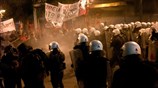 Συγκρούσεις διαδηλωτών - αστυνομίας με αφορμή τη συνεδρίαση του ECOFIN
