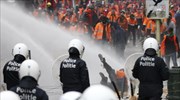 Βρυξέλλες: Χιλιάδες διαδηλωτές - δεκάδες τραυματίες στις κινητοποιήσεις κατά της λιτότητας