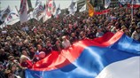 Φιλορωσική διαδήλωση στο Ντονέτσκ