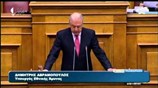 Ομιλία ΥΕΘΑ Αβραμόπουλου στη Βουλή για τροπολογία σχετική με ρυθμίσεις θεμάτων του Π.Ν. & των ΕΝΑΕ