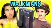 Παιδιά βλέπουν walkman για πρώτη φορά στη ζωή τους