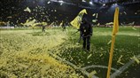 Κομφετί πριν τον αγώνα