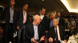 Κοινή εμφάνιση Παπανδρέου - Κουβέλη στην παρουσίαση βιβλίου της Μαριλένας Κοππά 