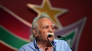 Μ. Γλέζος: Θεοποίηση του χρήματος από τον Γ. Στουρνάρα