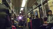 Εκτροχιάστηκε συρμός του μετρό με 1.000 επιβάτες στη Νέα Υόρκη