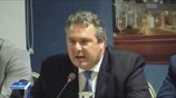 Απόσπασμα από τη Συνέντευξη Τύπου του Πάνου Καμμένου στο Αγρίνιο